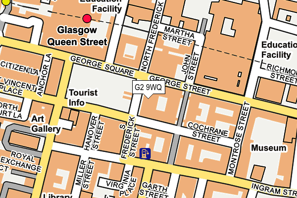 G2 9WQ map - OS OpenMap – Local (Ordnance Survey)