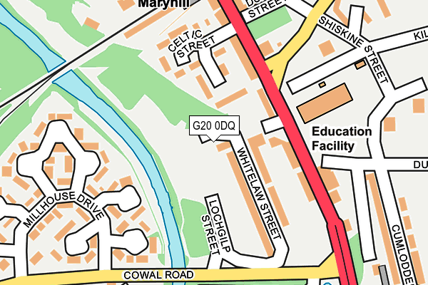 G20 0DQ map - OS OpenMap – Local (Ordnance Survey)
