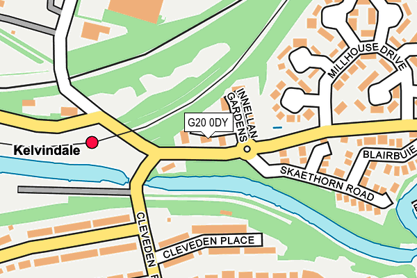 G20 0DY map - OS OpenMap – Local (Ordnance Survey)