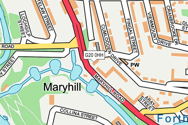 G20 0HH map - OS OpenMap – Local (Ordnance Survey)