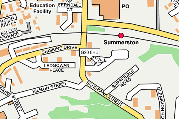 G20 0HU map - OS OpenMap – Local (Ordnance Survey)