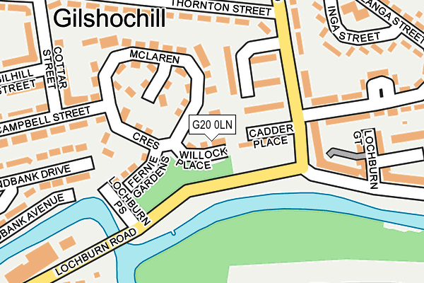 G20 0LN map - OS OpenMap – Local (Ordnance Survey)