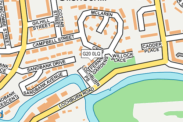 G20 0LQ map - OS OpenMap – Local (Ordnance Survey)