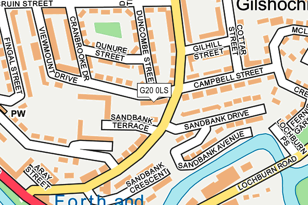 G20 0LS map - OS OpenMap – Local (Ordnance Survey)