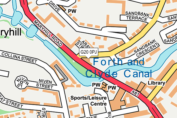 G20 0PJ map - OS OpenMap – Local (Ordnance Survey)