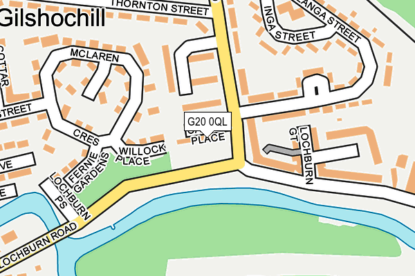 G20 0QL map - OS OpenMap – Local (Ordnance Survey)