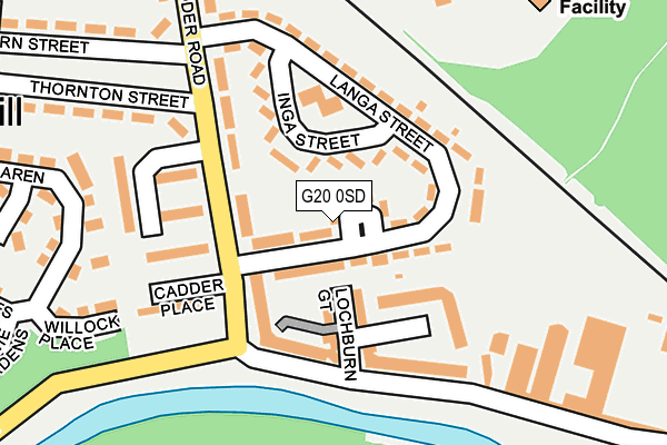 G20 0SD map - OS OpenMap – Local (Ordnance Survey)