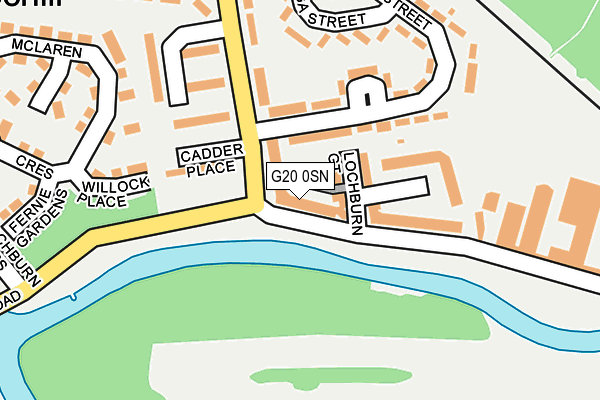 G20 0SN map - OS OpenMap – Local (Ordnance Survey)