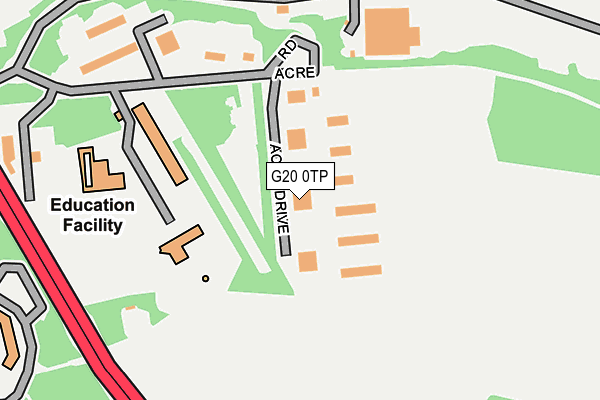 G20 0TP map - OS OpenMap – Local (Ordnance Survey)