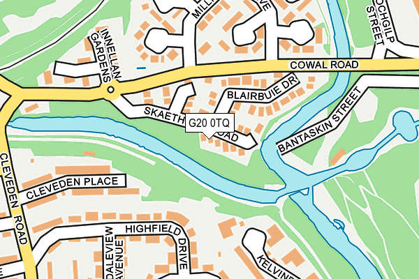 G20 0TQ map - OS OpenMap – Local (Ordnance Survey)