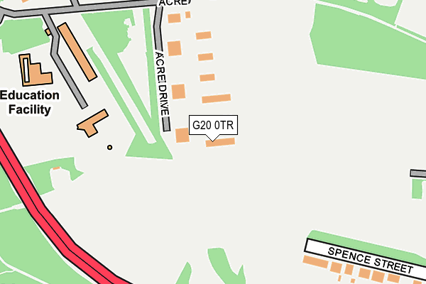 G20 0TR map - OS OpenMap – Local (Ordnance Survey)