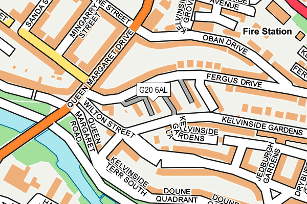G20 6AL map - OS OpenMap – Local (Ordnance Survey)