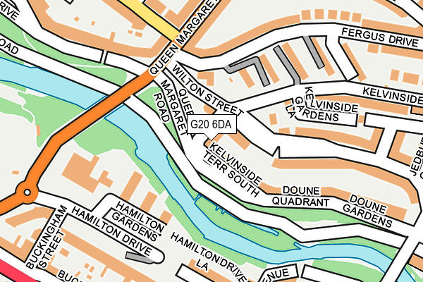 G20 6DA map - OS OpenMap – Local (Ordnance Survey)