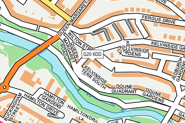 G20 6DD map - OS OpenMap – Local (Ordnance Survey)