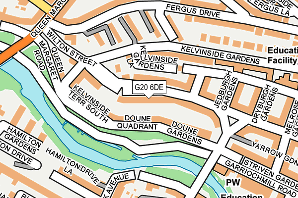 G20 6DE map - OS OpenMap – Local (Ordnance Survey)