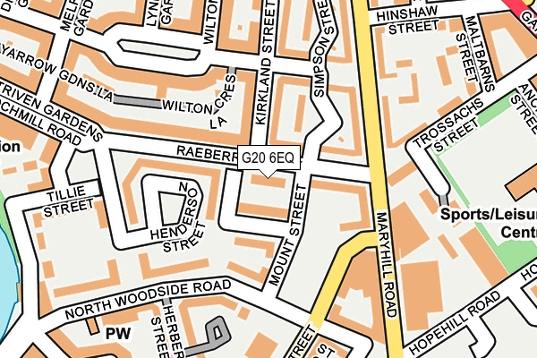 G20 6EQ map - OS OpenMap – Local (Ordnance Survey)