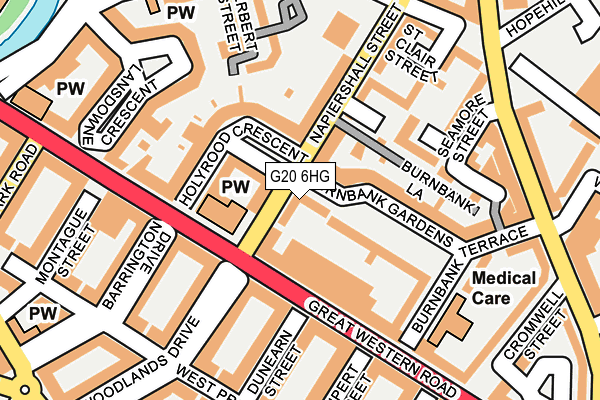 G20 6HG map - OS OpenMap – Local (Ordnance Survey)