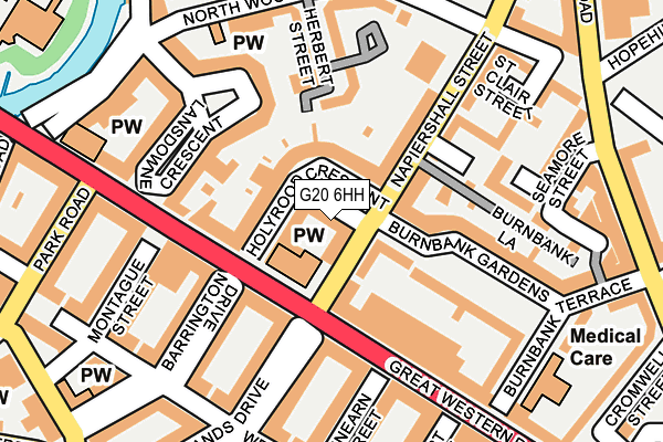 G20 6HH map - OS OpenMap – Local (Ordnance Survey)