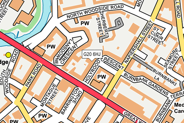 G20 6HJ map - OS OpenMap – Local (Ordnance Survey)