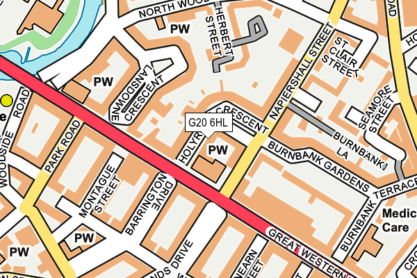 G20 6HL map - OS OpenMap – Local (Ordnance Survey)