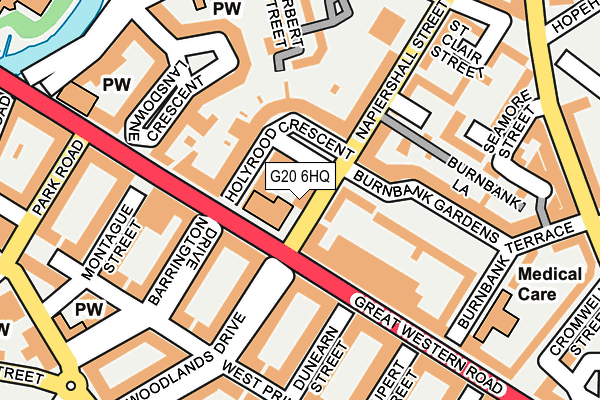 G20 6HQ map - OS OpenMap – Local (Ordnance Survey)