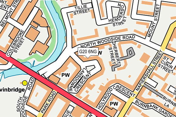 G20 6NG map - OS OpenMap – Local (Ordnance Survey)