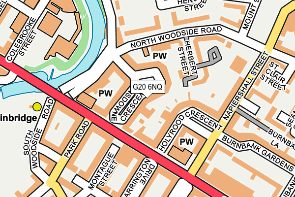 G20 6NQ map - OS OpenMap – Local (Ordnance Survey)