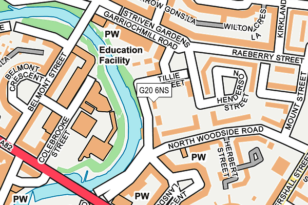 G20 6NS map - OS OpenMap – Local (Ordnance Survey)