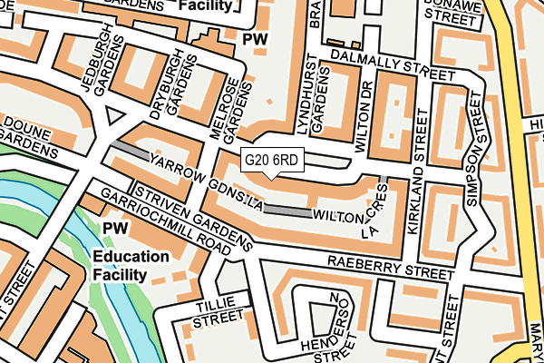 G20 6RD map - OS OpenMap – Local (Ordnance Survey)