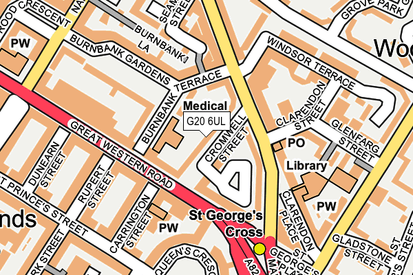 G20 6UL map - OS OpenMap – Local (Ordnance Survey)