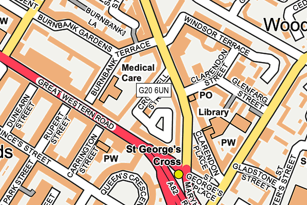 G20 6UN map - OS OpenMap – Local (Ordnance Survey)
