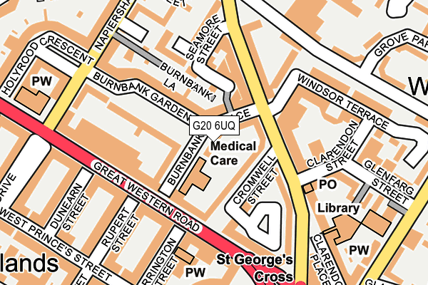 G20 6UQ map - OS OpenMap – Local (Ordnance Survey)