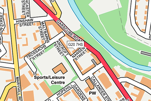 G20 7HS map - OS OpenMap – Local (Ordnance Survey)