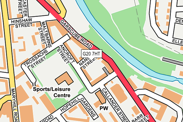 G20 7HT map - OS OpenMap – Local (Ordnance Survey)