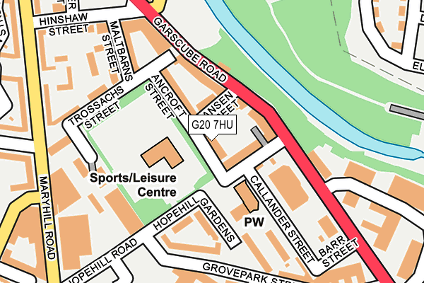 G20 7HU map - OS OpenMap – Local (Ordnance Survey)