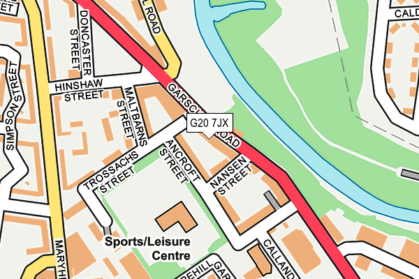 G20 7JX map - OS OpenMap – Local (Ordnance Survey)