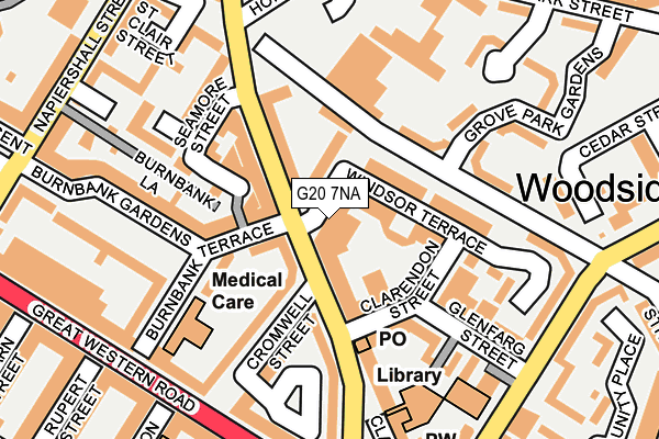 G20 7NA map - OS OpenMap – Local (Ordnance Survey)