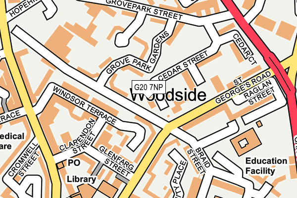 G20 7NP map - OS OpenMap – Local (Ordnance Survey)
