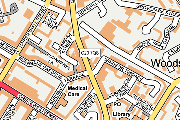 G20 7QS map - OS OpenMap – Local (Ordnance Survey)
