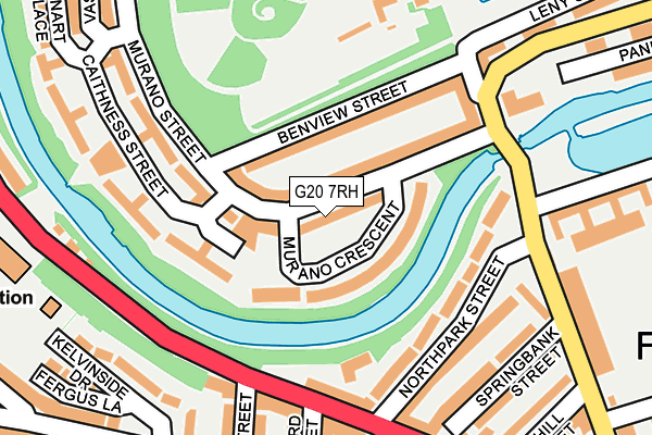 G20 7RH map - OS OpenMap – Local (Ordnance Survey)
