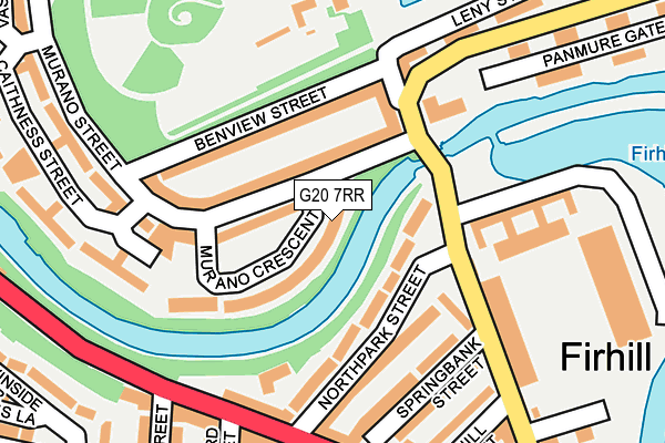 G20 7RR map - OS OpenMap – Local (Ordnance Survey)