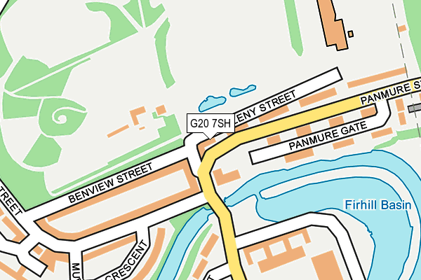 G20 7SH map - OS OpenMap – Local (Ordnance Survey)