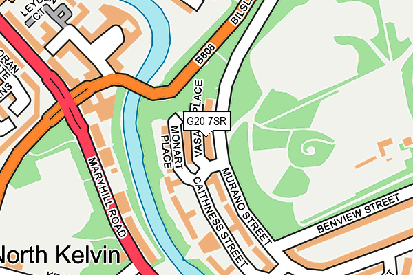 G20 7SR map - OS OpenMap – Local (Ordnance Survey)