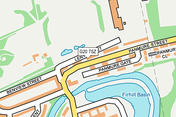 G20 7SZ map - OS OpenMap – Local (Ordnance Survey)