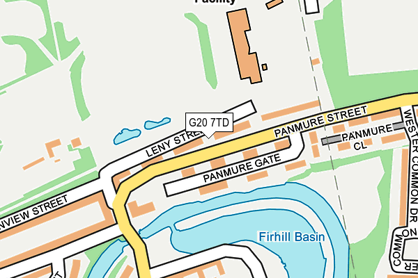 G20 7TD map - OS OpenMap – Local (Ordnance Survey)