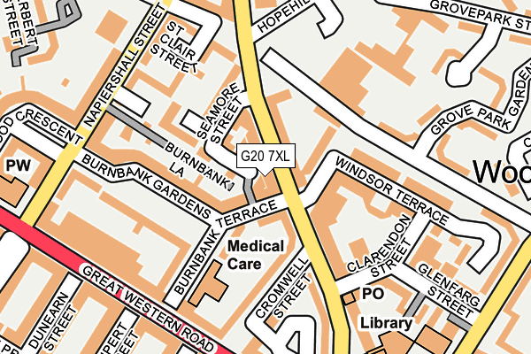 G20 7XL map - OS OpenMap – Local (Ordnance Survey)