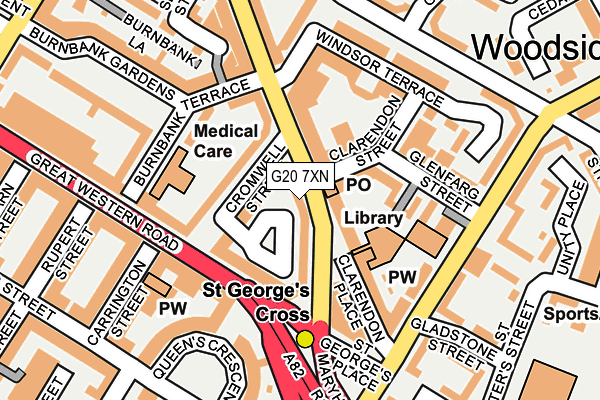 G20 7XN map - OS OpenMap – Local (Ordnance Survey)