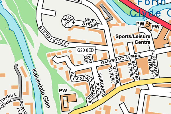 G20 8ED map - OS OpenMap – Local (Ordnance Survey)