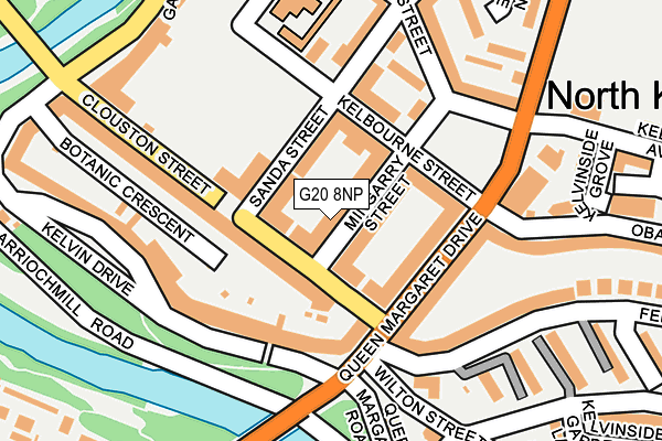 G20 8NP map - OS OpenMap – Local (Ordnance Survey)