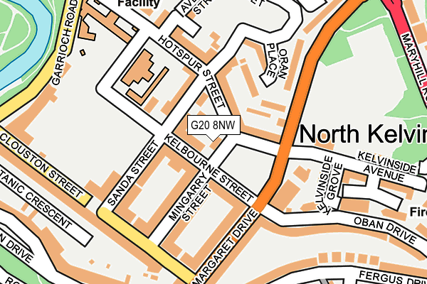 G20 8NW map - OS OpenMap – Local (Ordnance Survey)